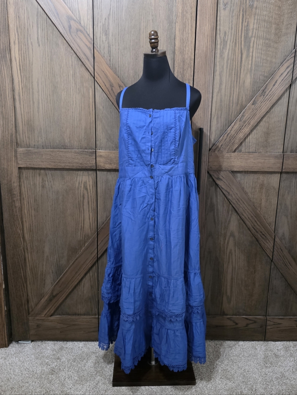 NWT Boden Tiered Trim Midi Dress